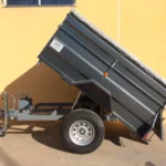 Remolque 4×4 basculante hidráulico + freno de inercia 2.000 x 1.300 x 600 + 350 – Mma 750 kg