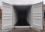 CONTENEDOR DE ACCESO LATERAL COMPLETO DE 40 PIES  BLANCO 2 - Imagen 2