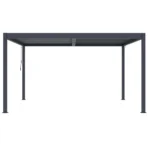 Pérgola bioclimática 3x4m | Lamas de aluminio y acero | Carmona Antracita - Imagen 4