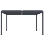 Pérgola bioclimática 3x4m | Lamas de aluminio y acero | Carmona Antracita - Imagen 7