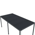 Pérgola bioclimática 3x6m | Lamas de aluminio y acero | Ronda Antracita - Imagen 9