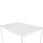 Pérgola bioclimática 3x4m | Lamas de aluminio y acero | Carmona Blanco - Imagen 10