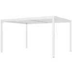 Pérgola bioclimática 3x4m | Lamas de aluminio y acero | Carmona Blanco - Imagen 7
