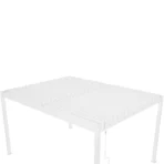 Pérgola bioclimática 3x4m | Lamas de aluminio y acero | Carmona Blanco - Imagen 9