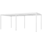 Pérgola bioclimática 3x6m | Lamas de aluminio y acero | Ronda Blanco - Imagen 3