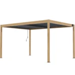 Pérgola bioclimática 3x4m | Lamas de aluminio y acero | Carmona Madera - Imagen 4