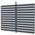 Persiana lateral ajustable de aluminio antracita para pérgola | 3m - Imagen 5