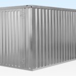 CONTENEDOR PLANO 4M X 2.1M ALMACÉN – GALVANIZADO