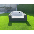 PISCINA ELEVADA ACERO RÍGIDO ILÚ AGUA - Imagen 2