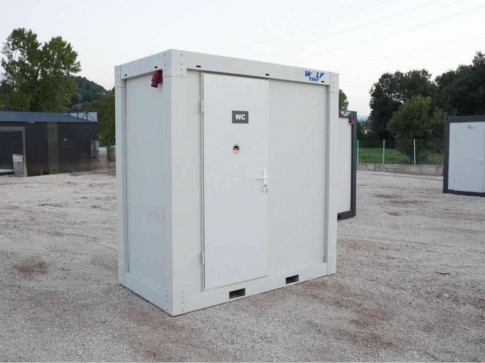 6416BB7E-EBBC-44A9-AD7F-2B6D2D595145.jpg CONTENEDOR SANITARIO INODORO Y DUCHA (120x220M) NUEVO - Imagen 1