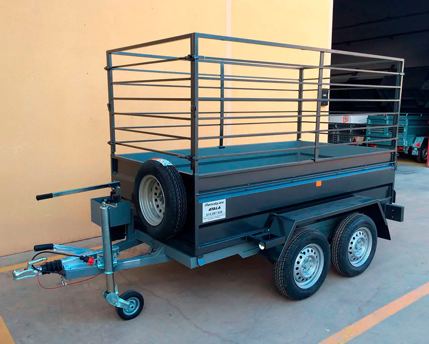 Remolque-2-ejes-3.000-x-1.500-x-500.webp Remolque 2 ejes 2.500 x 1.500 x 500 – Reforzado – Mma 750 kg - Imagen 1