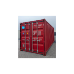 CONTENEDOR AUTOSERVICIO DE 20 PIES CON PISO DE BAMBÚ – ROJO