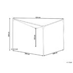 Gazebo AVENTINE Metal Gris - Imagen 9