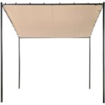Gazebo VIMINO Metal Taupe