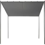 Gazebo VIMINO Metal Gris Oscuro