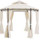 Gazebo PORTEL Metal Beige