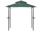 Gazebo NARO Metal 240 cm 148 cm Verde Oscuro