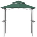 Gazebo NARO Metal 240 cm 148 cm Verde Oscuro