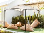 Gazebo VOMERO Metal Beige - Imagen 2