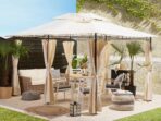Gazebo COLOS Metal Beige - Imagen 2