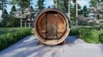 Sauna Exterior Barril Warrington, 2.3×2.0 - Imagen 4