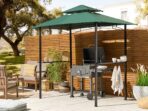 Gazebo NARO Metal 240 cm 148 cm Verde Oscuro - Imagen 2