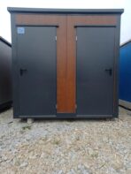 Contenedor Sanitario Doble de 2 Cabinas: WC y Ducha en un Diseño Robusto - Imagen 2