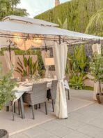 Gazebo COLOS Metal Beige - Imagen 3