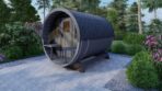 Sauna Exterior Barril Elston, 2.3×3.0 - Imagen 3