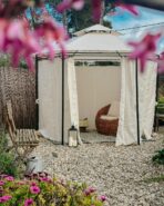 Gazebo PORTEL Metal Beige - Imagen 4