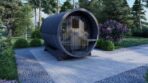 Sauna Exterior Barril Blackpool, 2.3×3.0 - Imagen 4