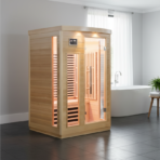 Sauna de infrarrojos con paneles de carbono 2050W 2 asientos - Imagen 2