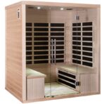 Sauna de infrarrojos con paneles de carbono 3200W LUXE 4 lugares - Imagen 3