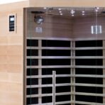 Sauna de infrarrojos con paneles de carbono LUXE 2180W 2-3 plazas - SNÖ - Imagen 4