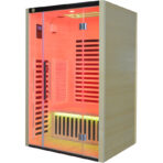 Sauna de infrarrojos LOIS para 2 personas - con paneles de carbono de 1900W y controlador wifi - Imagen 9