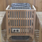 Sauna exterior Barril de madera termotratada para 4 a 6 personas - SNÖ - Imagen 11