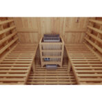 Sauna exterior Barril de madera termotratada para 4 a 6 personas - SNÖ - Imagen 14