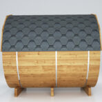 Sauna exterior Barril de madera termotratada para 4 a 6 personas - SNÖ - Imagen 4