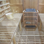 Sauna exterior Barril de madera termotratada para 4 a 6 personas - SNÖ - Imagen 9